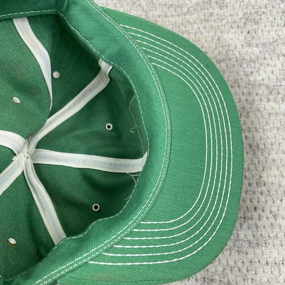 Vintage K Products Trucker Hat Cap Made USA 80s Farm Seed Patch‎ USS Vertagreen